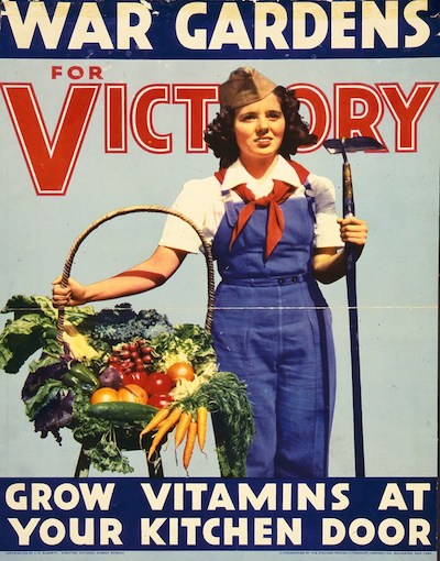 World War Two Poster for Victory Gardens.